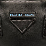 プラダ PRADA ォンセプトハンドバッグ 1BA183 ブラックシルバー金具 レザー レディース ショルダーバッグ