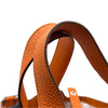 エルメス HERMES ピコタンロックMM □N刻 オレンジ シルバー金具 トリヨン レディース ハンドバッグ