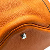 エルメス HERMES ピコタンロックMM □N刻 オレンジ シルバー金具 トリヨン レディース ハンドバッグ