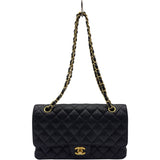 シャネル CHANEL マトラッセ25 A01112 13番台 ブラック ゴールド金具 キャビア レディース ショルダーバッグ