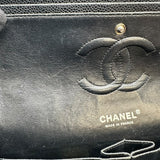 シャネル CHANEL マトラッセ25 A01112 4番台 ブラック シルバー金具 キャビアスキン レディース ショルダーバッグ