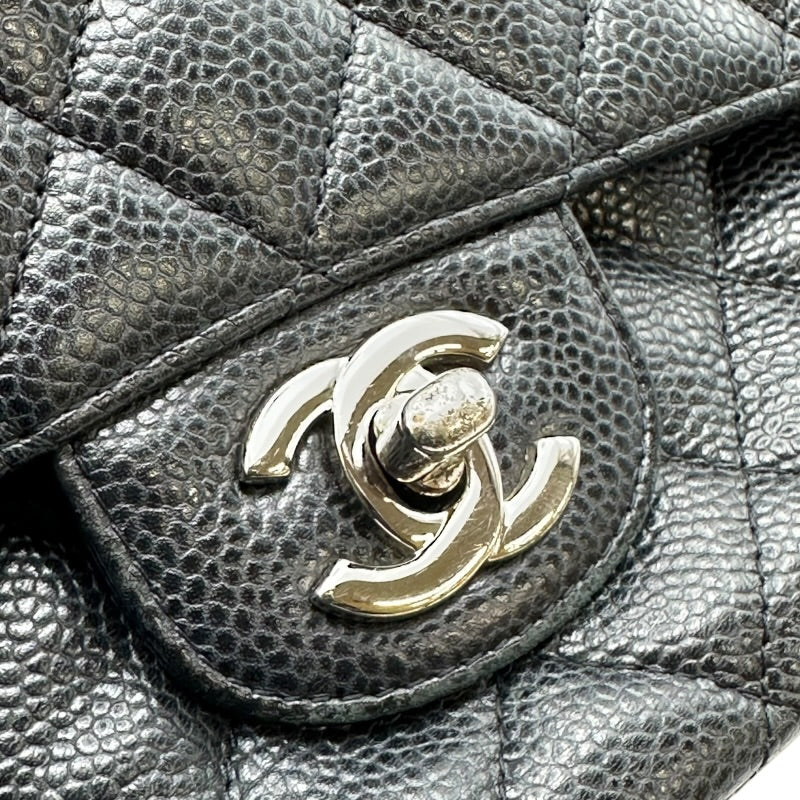 シャネル CHANEL マトラッセ25 A01112 4番台 ブラック シルバー金具