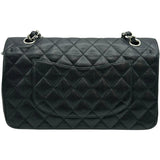 シャネル CHANEL マトラッセ25 A01112 4番台 ブラック シルバー金具 キャビアスキン レディース ショルダーバッグ