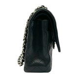 シャネル CHANEL マトラッセ25 A01112 4番台 ブラック シルバー金具 キャビアスキン レディース ショルダーバッグ