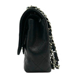 シャネル CHANEL マトラッセ25 A01112 4番台 ブラック シルバー金具 キャビアスキン レディース ショルダーバッグ