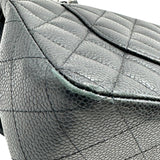 シャネル CHANEL マトラッセ25 A01112 4番台 ブラック シルバー金具 キャビアスキン レディース ショルダーバッグ