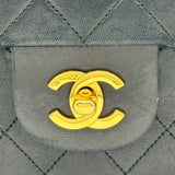 シャネル CHANEL マトラッセ25 A01112 1番台 ブラック ゴールド金具 ラム レディース ショルダーバッグ