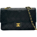 シャネル CHANEL マトラッセ25 A01112 1番台 ブラック ゴールド金具 ラム レディース ショルダーバッグ