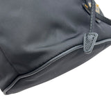 プラダ PRADA トライアングルロゴ バケットバッグ 1BE067 ブラック ナイロン レディース ハンドバッグ