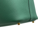 エルメス HERMES ピコタンロック PM W刻印　(2024年製) ヴェールモワイヤン ゴールド金具 トリヨンクレマンス レディース ハンドバッグ