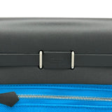 エルメス HERMES エールバッグ ジップミニ K刻 ライトブルー/ブラック/シルバー金具 トワル/ヴァッシュハンター メンズ ショルダーバッグ