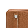 エルメス HERMES バーキン25 K刻 ゴールド シルバー金具 トゴ レディース ハンドバッグ