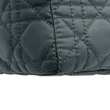 クリスチャン・ディオール Christian Dior レディディオール ミディアム ブラック シルバー金具 ナイロン レディース ショルダーバッグ