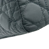 クリスチャン・ディオール Christian Dior レディディオール ミディアム ブラック シルバー金具 ナイロン レディース ショルダーバッグ