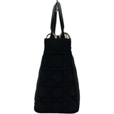 クリスチャン・ディオール Christian Dior レディディオール ミディアム ブラック シルバー金具 ナイロン レディース ショルダーバッグ