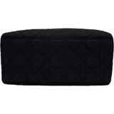 クリスチャン・ディオール Christian Dior レディディオール ミディアム ブラック シルバー金具 ナイロン レディース ショルダーバッグ