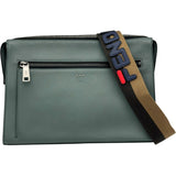 フェンディ FENDI メッセンジャーバッグ 7VA407 グリーン レザー メンズ メッセンジャーバッグ