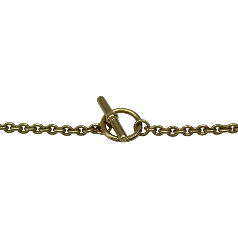 エルメス HERMES メダイユカドリージュPM ネックレス ブラック 