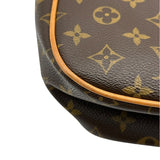 ルイ・ヴィトン LOUIS VUITTON ハドソンGM M40045 ブラウン モノグラムキャンバス レディース ショルダーバッグ
