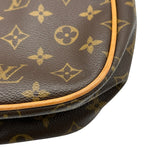 ルイ・ヴィトン LOUIS VUITTON ハドソンGM M40045 ブラウン モノグラムキャンバス レディース ショルダーバッグ