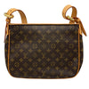 ルイ・ヴィトン LOUIS VUITTON ハドソンGM M40045 ブラウン モノグラムキャンバス レディース ショルダーバッグ