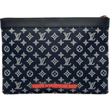 ルイ・ヴィトン LOUIS VUITTON ポシェット・アポロ M62905 ネイビー系 モノグラム ・インク メンズ クラッチバッグ