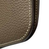 エルメス HERMES ドゴンロング X刻 エトゥープ シルバー金具 トリヨン レディース 長財布