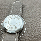 エルメス HERMES ドゴンロング X刻 エトゥープ シルバー金具 トリヨン レディース 長財布