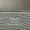 エルメス HERMES ドゴンロング X刻 エトゥープ シルバー金具 トリヨン レディース 長財布