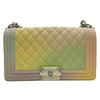 シャネル CHANEL ボーイシャネル25 A67086 25番台 パステル/シルバー金具 キャビアスキン レディース ショルダーバッグ
