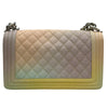 シャネル CHANEL ボーイシャネル25 A67086 25番台 パステル/シルバー金具 キャビアスキン レディース ショルダーバッグ