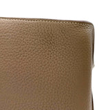 エルメス HERMES ジプシエール34 □M刻 エトゥープ シルバー金具 トリヨン メンズ ショルダーバッグ