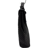 ボッテガ・ヴェネタ BOTTEGA VENETA イントレチャートビジネスバッグ ブラウン　シルバー金具 レザー メンズ ビジネスバッグ