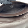 ボッテガ・ヴェネタ BOTTEGA VENETA イントレチャートビジネスバッグ ブラウン　シルバー金具 レザー メンズ ビジネスバッグ