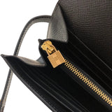エルメス HERMES ケリーロングウォレット C刻印 ブラック ゴールド金具 エプソン レディース 長財布