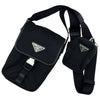 プラダ PRADA Re-Nylon ショルダーバッグ 2VD043 ブラック/シルバー金具 ナイロン レディース ショルダーバッグ