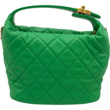 シャネル CHANEL マトラッセ ホーボーバッグ AS1746 29番台 グリーン ゴールド金具 ラムスキン レディース ショルダーバッグ