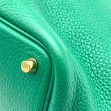 エルメス HERMES ピコタンロックPM A刻 ヴェールヴェルティゴ ゴールド金具 トリヨン レディース ハンドバッグ