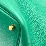 エルメス HERMES ピコタンロックPM A刻 ヴェールヴェルティゴ ゴールド金具 トリヨン レディース ハンドバッグ