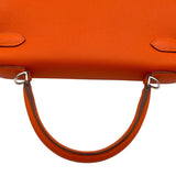 エルメス HERMES ケリー28 外縫い □X刻 フー シルバー金具 エプソン レディース ハンドバッグ