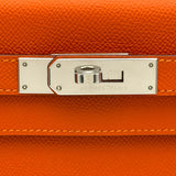 エルメス HERMES ケリー28 外縫い □X刻 フー シルバー金具 エプソン レディース ハンドバッグ