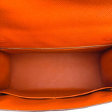 エルメス HERMES ケリー28 外縫い □X刻 フー シルバー金具 エプソン レディース ハンドバッグ