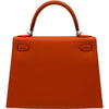 エルメス HERMES ケリー28 外縫い □X刻 フー シルバー金具 エプソン レディース ハンドバッグ