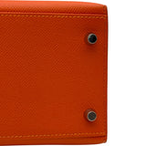 エルメス HERMES ケリー28 外縫い □X刻 フー シルバー金具 エプソン レディース ハンドバッグ