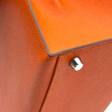 エルメス HERMES ケリー28 外縫い □X刻 フー シルバー金具 エプソン レディース ハンドバッグ