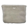 プラダ PRADA テリー トートバッグ 1BG130 ホワイト パイル レディース トートバッグ