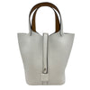 エルメス HERMES ピコタンロックPM エクラ K刻 ニューホワイト/セサミ シルバー金具 トリヨン/スイフト レディース ハンドバッグ