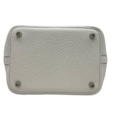 エルメス HERMES ピコタンロックPM エクラ K刻 ニューホワイト/セサミ シルバー金具 トリヨン/スイフト レディース ハンドバッグ