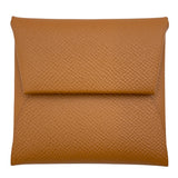 エルメス HERMES バスティア Z刻 ゴールド シルバー金具 エプソン レディース コインケース