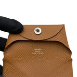 エルメス HERMES バスティア Z刻 ゴールド シルバー金具 エプソン レディース コインケース